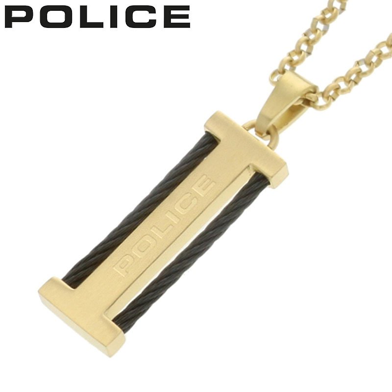 【40%OFF 6160円引】ポリス アクセサリー POLICE ネックレス プリテンシャスツー PRETENTIOUS ll メンズ ゴールド ブラック 男性 誕生日 記念日 お祝い 贈り物 彼氏 夫 旦那 パパ 父 息子 ファッション かっこいい GN0009703 定番 人気 おすすめ ブランド プレゼント ギフト