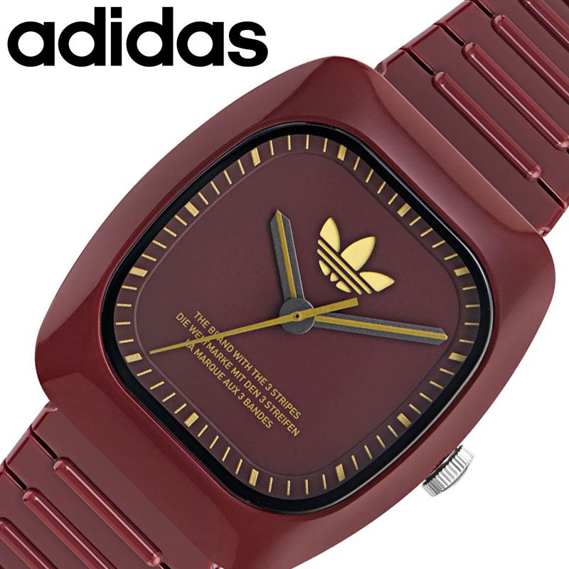 アディダス 腕時計（レディース） 【10%OFF 1474円引】アディダス オリジナルス 腕時計 adidas originals 時計 レディース 女性 男性 メンズ スクエア アナログ 彼氏 夫 旦那 様 パパ 父 息子 彼女 妻 嫁 ママ 母 娘 誕生日 入学祝い 卒業祝い 学生 高校生 大学生 アウトドア ファッション AOSY24028 ブランド