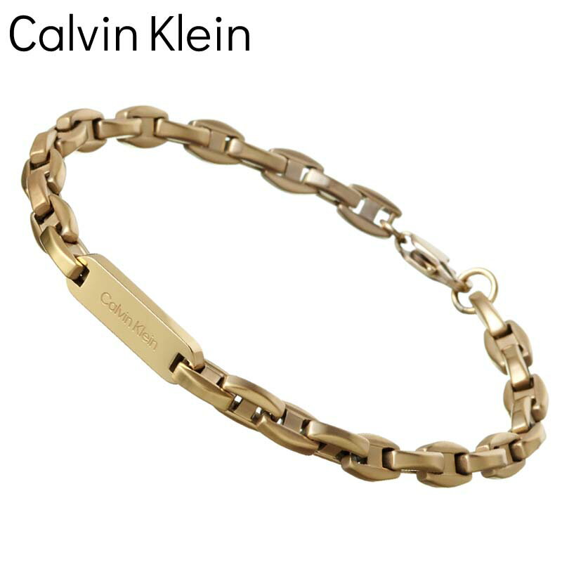 カルバンクライン アクセサリー Calvin Klein ブレスレット ボールドメタルズ メンズ 男性 ジュエリー ブランド シンプル ゴールドチェーン 高級感 大人 プレゼント 贈り物 お祝い 記念日 誕生日 パートナー 父親 お父さん 父 パパ 彼氏 旦那 様 CK-35000412 人気 おすすめ