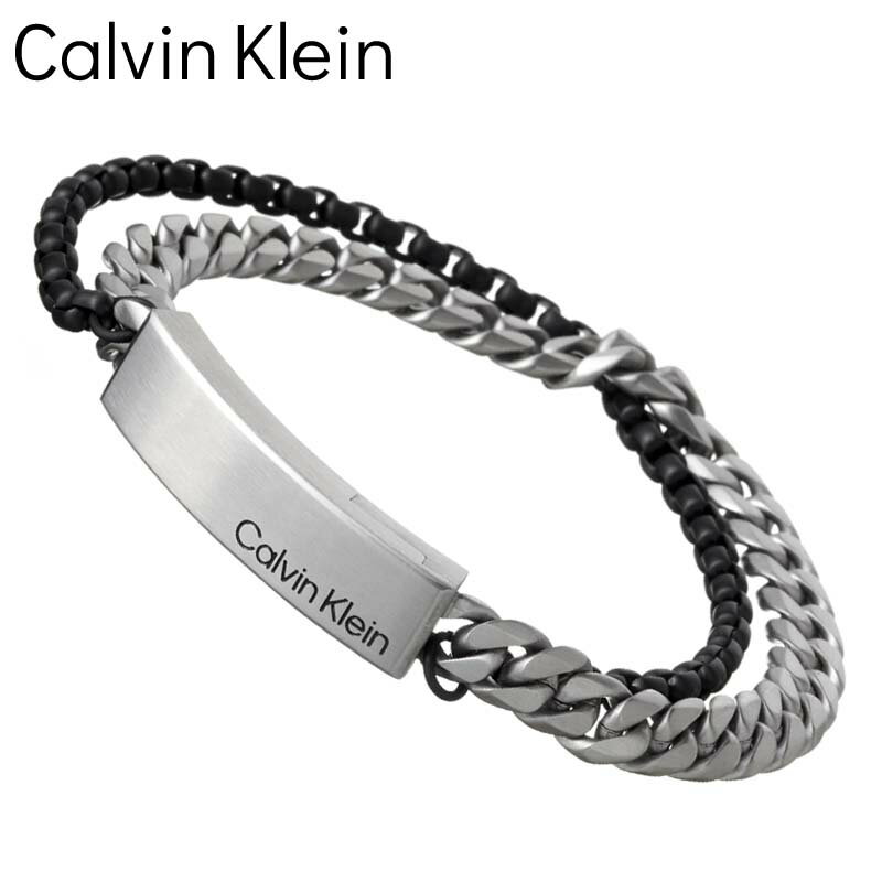 カルバンクライン アクセサリー Calvin Klein ブレスレット メンズ ジュエリー マグネット 黒 チェーン 大人 プレゼント お祝い 記念日 アニバーサリー 贈り物 ギフト 誕生日 男性 父親 お父さん 父 パパ 彼氏 夫 旦那 様 息子 CK-35000566 人気 おすすめ おしゃれ ブランド