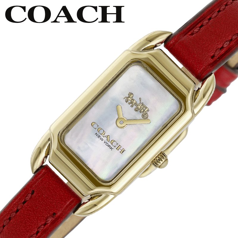 【10%OFF 2750円引】コーチ 腕時計 COACH 時計 ケイディ CADIE シルバー 女性 レディース CO-14504025 革 革ベルト レザー ...