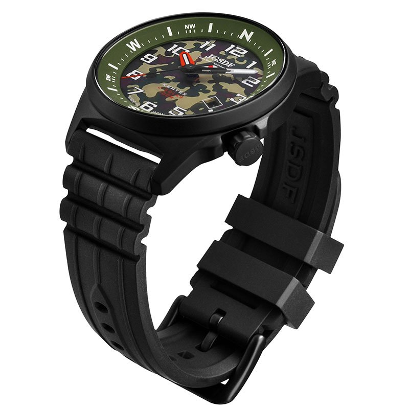 ケンテックス 腕時計 KENTEX 時計 コンバットソーラー Combat Solar グリーン 迷彩 男性 メンズ S715M-16 ソーラー 蓄光 自衛隊 10気圧防水 アラビア数字 カレンダー 日付 ラバー ラバーベルト ミリタリー ファッション ステンレス 日本製 おしゃれ ブランド プレゼント