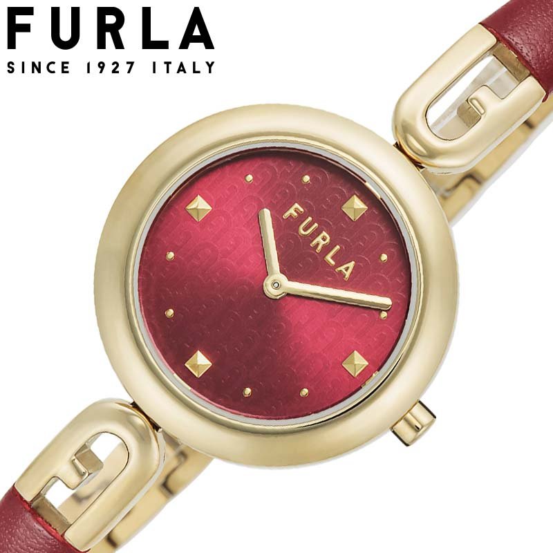 フルラ[FURLA]1927年にアルド・フルラネットと妻マルゲリータがイタリアのボローニャでアクセサリーを扱ったビジネスをスタートする。1955年、ボローニャの中心地に小さなブティック（後々のフルラ1号店）をオープンして、レザーグッズなどの販売を開始する。1970年代初頭、父アルドから経営を引き継いだ娘のジョヴァンナと息子のカルロ、パオロの3人が、オリジナルブランド「FURLA」のバッグコレクションを発表。フルラ[FURLA]は女性の社会進出という時代背景の中、高品質で機能的な製品が女性たちを魅了したブランドなのです。本社はイタリア、ボローニャ。イタリアの典型的ファミリービジネスでありながら、国際的な展開に成功しております。エレガンス・アンド・イノベーションをキーコンセプトに、遊び心のあるカラーリングと洗練されたデザインのウィメンズ時計を展開。 FURLAのクオリティーとクリエイティビティーによって表現されたItalian DNAは、トレンドを掴んだデザインをご提供しております。ベルト部分のバングルにレザーを施した、上品なスタイルが魅力的なコレクションです。華奢なつくりとなっており、アクセサリー感覚で時計を楽しめます。型番WW00010010L2ケース材質：ステンレススチールサイズ約：径28mmベルト材質：レザー/ステンレススチールカラー：レッドムーブメントクォーツ (電池式)機能風防：ミネラルガラス留め金：ジュエリークラスプ精度：月差±202針防水機能防水性：日常生活防水付属品FURLA純正BOX保証書取扱説明書※説明書・保証書に関して入荷時期により仕様、内容が一部異なる場合がございます。また、※SDGs(環境問題)への取り組みの一環として、紙の説明書が付属しないブランドがございます。予めご了承くださいませ。この商品のお問い合わせ番号HSR-item-70740メーカー希望小売価格はメーカーサイトに基づいて掲載していますフルラ[FURLA]1927年にアルド・フルラネットと妻マルゲリータがイタリアのボローニャでアクセサリーを扱ったビジネスをスタートする。1955年、ボローニャの中心地に小さなブティック（後々のフルラ1号店）をオープンして、レザーグッズなどの販売を開始する。1970年代初頭、父アルドから経営を引き継いだ娘のジョヴァンナと息子のカルロ、パオロの3人が、オリジナルブランド「FURLA」のバッグコレクションを発表。フルラ[FURLA]は女性の社会進出という時代背景の中、高品質で機能的な製品が女性たちを魅了したブランドなのです。本社はイタリア、ボローニャ。イタリアの典型的ファミリービジネスでありながら、国際的な展開に成功しております。エレガンス・アンド・イノベーションをキーコンセプトに、遊び心のあるカラーリングと洗練されたデザインのウィメンズ時計を展開。 FURLAのクオリティーとクリエイティビティーによって表現されたItalian DNAは、トレンドを掴んだデザインをご提供しております。ベルト部分のバングルにレザーを施した、上品なスタイルが魅力的なコレクションです。華奢なつくりとなっており、アクセサリー感覚で時計を楽しめます。 型番WW00010010L2ケース材質：ステンレススチールサイズ約：径28mmベルト材質：レザー/ステンレススチールカラー：レッドムーブメントクォーツ (電池式)機能風防：ミネラルガラス留め金：ジュエリークラスプ精度：月差±202針防水機能防水性：日常生活防水付属品FURLA純正BOX保証書取扱説明書※説明書・保証書に関して入荷時期により仕様、内容が一部異なる場合がございます。また、※SDGs(環境問題)への取り組みの一環として、紙の説明書が付属しないブランドがございます。予めご了承くださいませ。