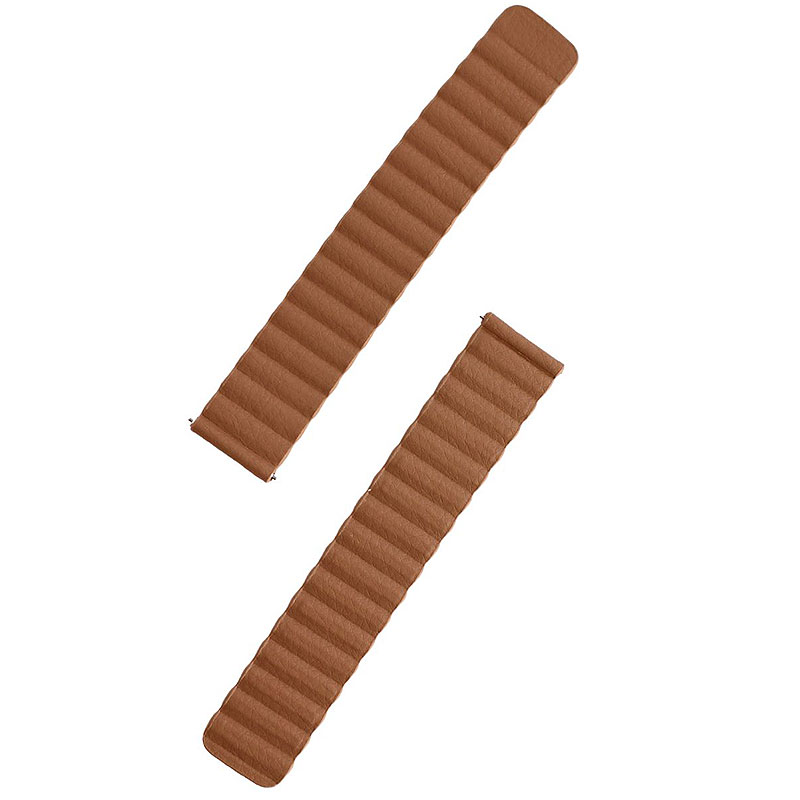 【マグネット カンタン着脱 22mm】プロジェクトEE 腕時計ベルト PROJECT-EE スマートウォッチバンド ユニセックス 腕時計 ベルト ブラウン EE-002-LR-MAG-BR ファブリック レザー 人気 おすすめ おしゃれ ブランド プレゼント ギフト