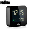ブラウン 置時計 BRAUN ブラウン置時計 目覚まし時計 デジタルアラームクロック DIGITAL ARALM CLOCK ユニセックス 置時計 ブラック デ...