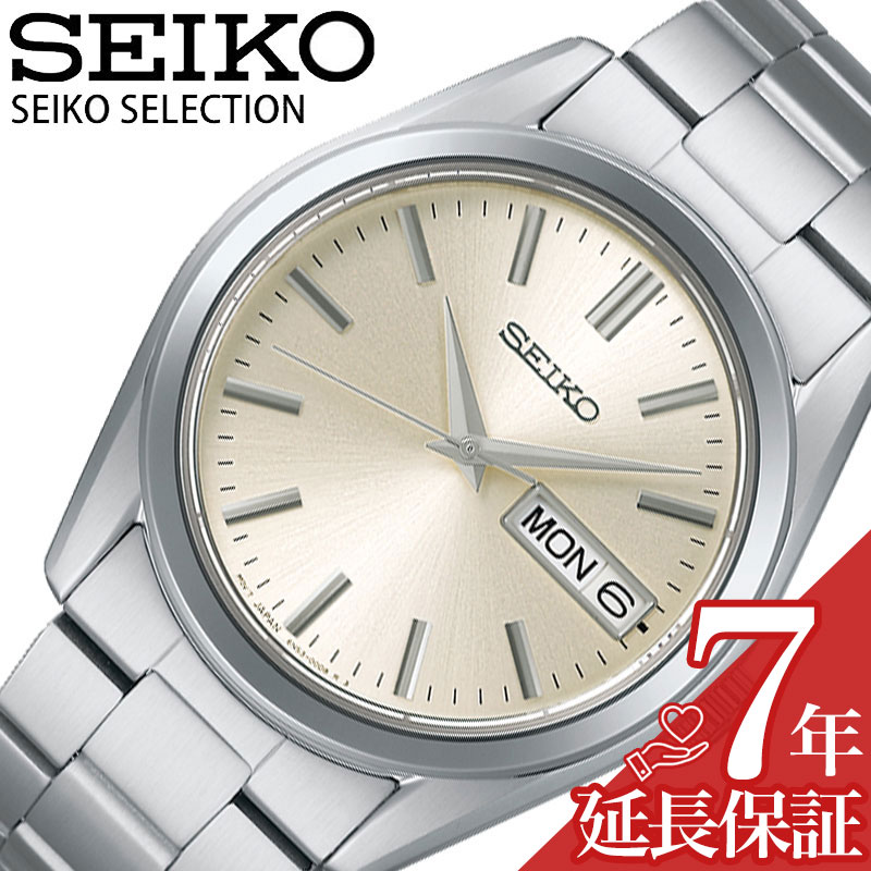 セイコー 腕時計 SEIKO 時計 セイコーセレクション Sシリーズ SELECTION sbth007 メンズ シャンパンゴールド ヴィンテージ調 デイデイト 37mm カレンダー シンプル ビジネス スーツ 小さめ 人気 おすすめ おしゃれ ブランド プレゼント ギフト