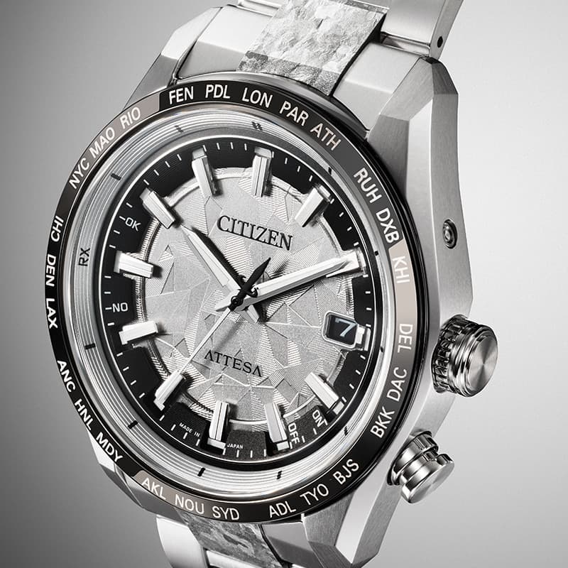 お買い物マラソン11日1:59迄【店内全品P2倍】【選べる強化ナイロン時計ケース 】 シチズン 腕時計 CITIZEN 時計 アテッサ ATTESA シルバー 男性 メンズ 電波ソーラー クォーツ チタン CB0284-66A 防水 シンプル かっこいい カジュアル ビジネス 人気 おすすめ おしゃれ