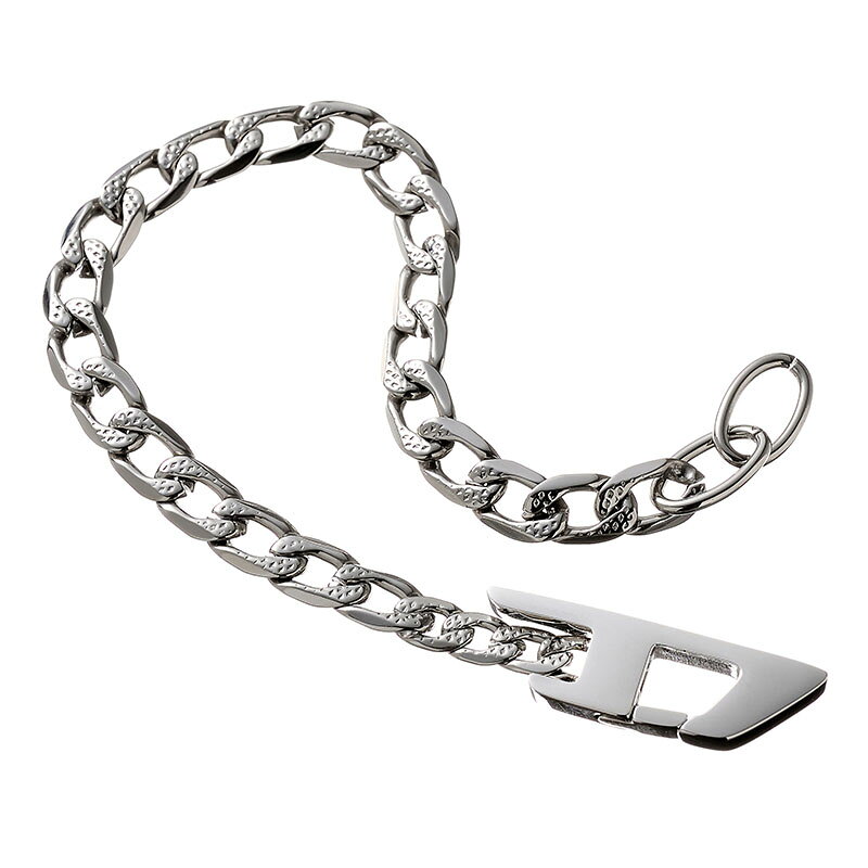 ディーゼル アクセサリー DIESEL ブレスレット バングル メンズ シルバー ステンレス 男性 シンプル かっこいい クール スタイリッシュ 高級感 存在感 カジュアル ファッション DX1496040 人気 おすすめ おしゃれ ブランド プレゼント 贈り物 ギフト hstyle-10179078 腕時計専門店ハイブリッドスタイル サンプル画像3