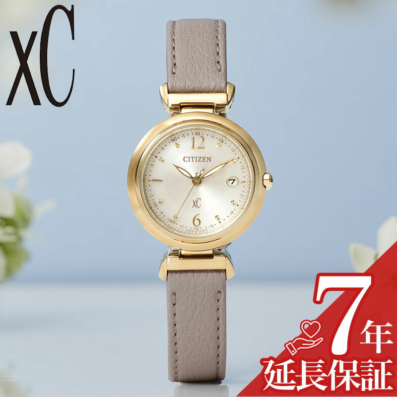 Other - 【最大16,600円引き】【20％OFF】【選べる 時計アクセ収納ケース】シチズン 腕時計 CITIZEN 時計 xC クロスシー レディース ベージュ 電波 ソーラー レザー 革 ベルト ES9463-04A 人気 おすすめ おしゃれ 大人かわいい 上品 華奢 シンプル カジュアル ビジネス ファッション
