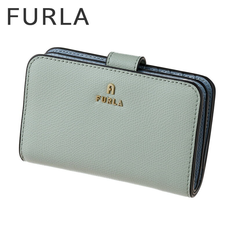 樂天商城 - フルラ 財布 FURLA 二つ折り財布 レディース レザー 革 WP00314-ARE000-3788S コンパクト ウォレット シンプル カジュアル かわいい 上品 きれいめ モスグレー 大学生 社会人 誕生日 記念日 彼女 妻 娘 母 恋人 夫婦 人気 おすすめ おしゃれ ブランド プレゼント ギフト