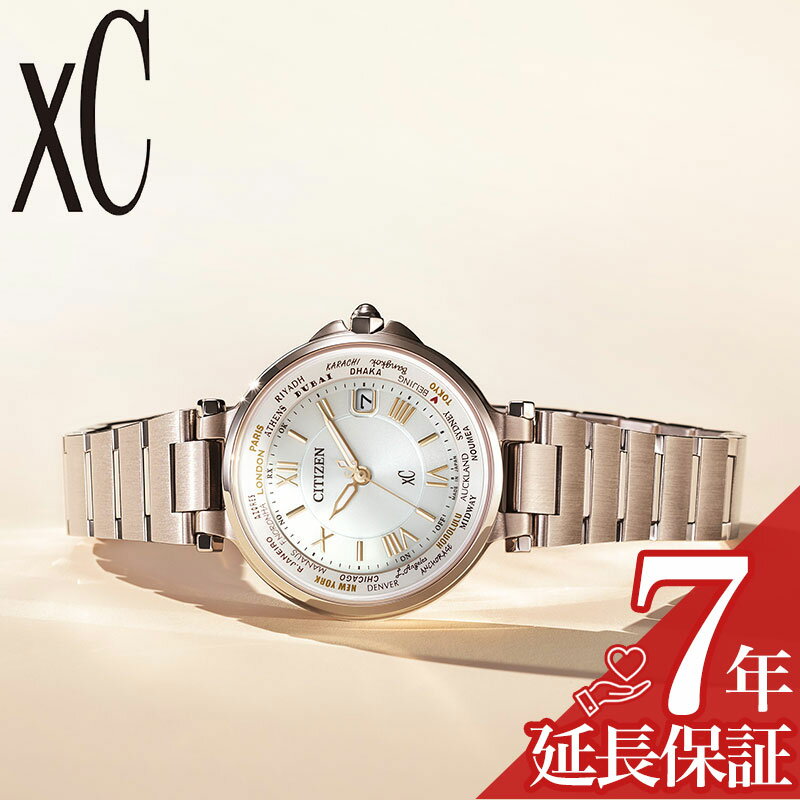 xC - 【最大13,000円引き】【20％OFF】シチズン 腕時計 CITIZEN 時計 クロスシー xC レディース 腕時計 アイボリー 電波 ソーラーステンレス メタル ベルト ピンクゴールド EC1017-58A シンプル カジュアル かわいい ビジネス オフィス 華奢 ファッション 人気 おすすめ おしゃれ