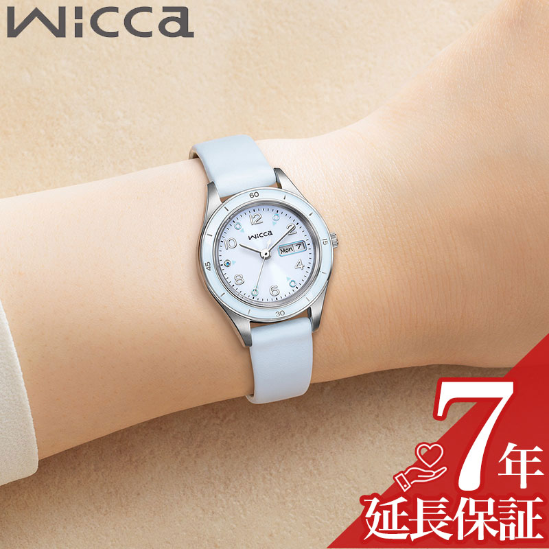 樂天商城 - 【最大4,400円引き】【20％OFF】シチズン 腕時計 CITIZEN 時計 ウィッカ Wicca レディース 腕時計 ライトブルー ソーラー レザー 革 ベルト ブルー KH3-711-70 シンプル カジュアル かわいい ビジネス オフィス 華奢 大人可愛い 誕生日 記念日 恋人 夫婦 人気 おすすめ