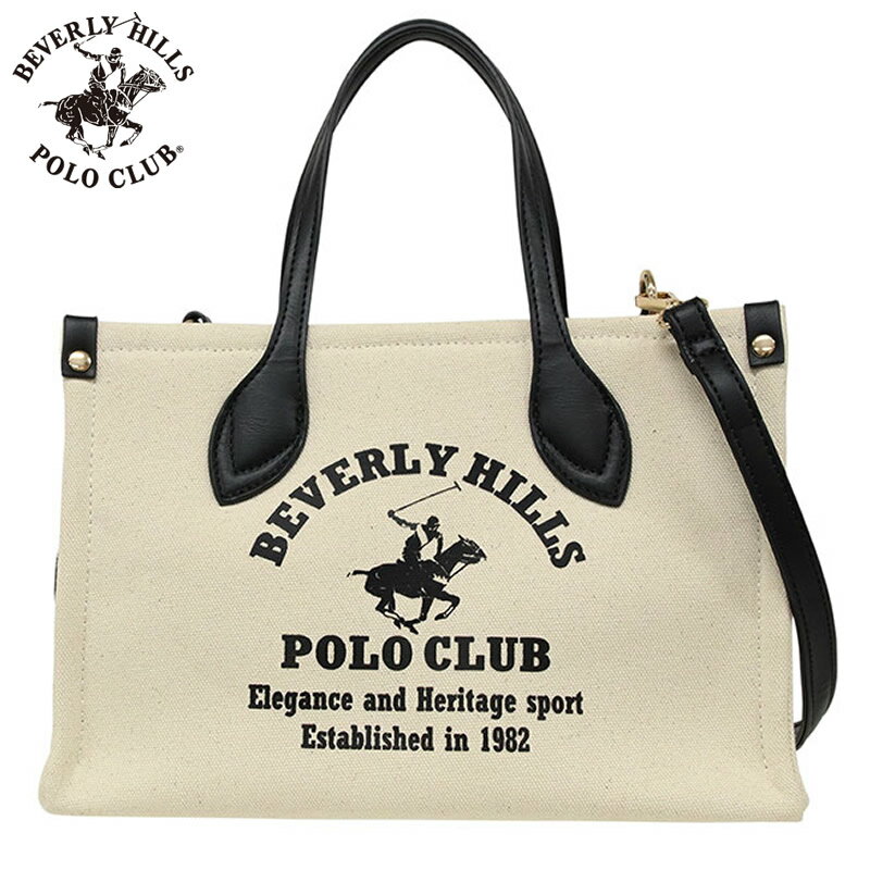 Rakuten - ビバリーヒルズ ポロ クラブ 鞄 BEVERLY HILLS POLO CLUB トートバッグ ブラック 実用的 普段使い 日常使い 女性 向け レディース BH2014N-BK 人気 おすすめ おしゃれ ブランド プレゼント ギフト