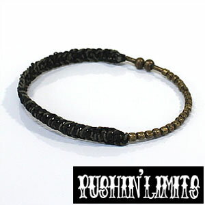 ブレスレット プッシンリミッツ Pushin 039 Limitsアクセサリー Pushin 039 Limits ブレスレット アクセサリー メンズ アクセサリ メンズアクセサリー CURRENT PLBB-16-BLACK プレゼント ギフト 新生活 送料無料 新社会人 父の日