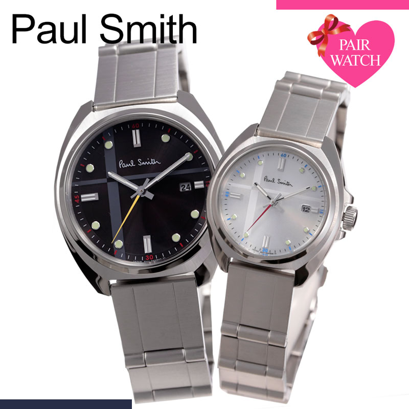 [ペア価格] 電池交換不要 ペアウォッチ ポールスミス 腕時計 PaulSmith 時計 ポール スミス ペア Paul Smith クローズド アイ ソーラー ソーラー腕時計 メンズ レディース 男性 女性 メタル カップル お揃い 恋人 彼氏 彼女 夫婦 結婚 母の日