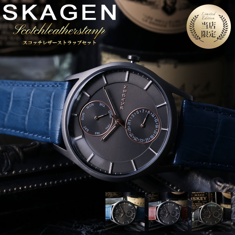 スカーゲン ビジネス腕時計 メンズ スカーゲン 時計 SKAGEN 腕時計 スカーゲン時計 ホルスト Holst メンズ 男性 人気 ブランド おしゃれ 北欧 シンプル 替えベルト セット 革ベルト レザー 金属 メタル ベルト メッシュベルト ビジネス スーツ 仕事 誕生日 記念日 父の日 新生活 新社会人