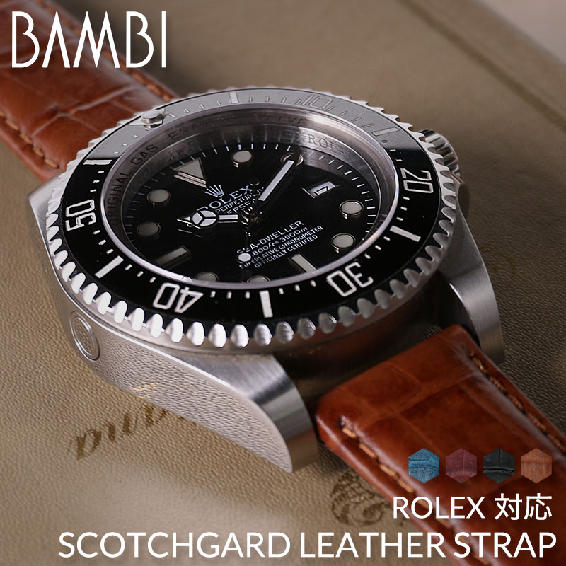 [ロレックス ROLEX 対応 ベルト]BAMBI 