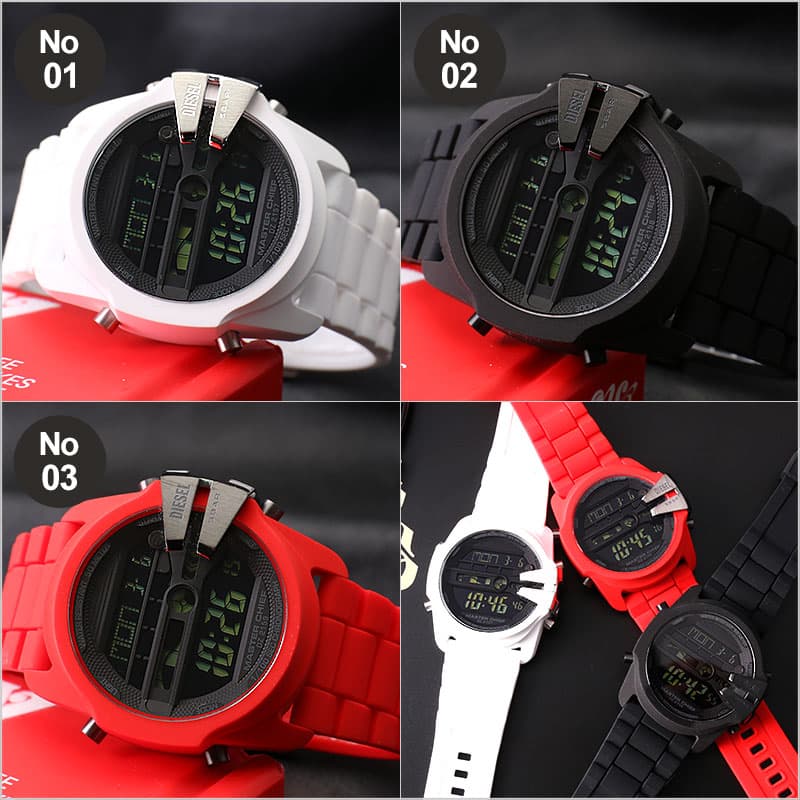 ディーゼル 時計 DIESEL 腕時計 ディーゼル時計 メンズ レディース 男女 向け おしゃれ ペア シンプル デジタル 日付 大きい シリコンバンド スポーツ アウトドア ラバーベルト 彼氏 夫 息子 彼女 妻 プレゼント ギフト 誕生日 記念日 クリスマス DIESEL 日付