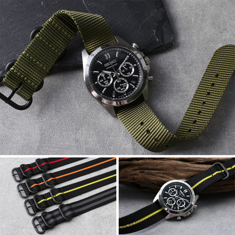 楽天市場】【セイコー 対応】SEIKO MOD ZULU NYLON STRAP ズールー