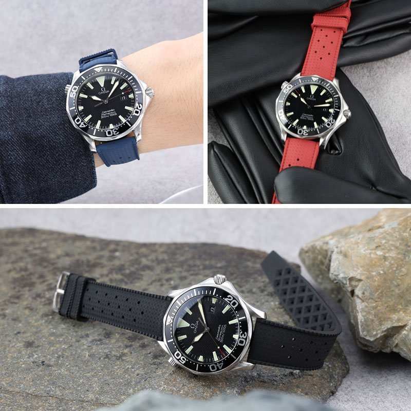 ⭐︎ユウジさま専用⭐︎オメガ純正　ブルー ラバーストラップ& クラスプ 楽天市場】【OMEGA SEAMASTER オメガ シーマスター 対応】FKM RUBBER