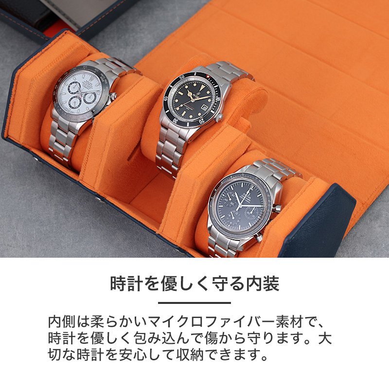楽天市場】【サフィアーノ レザー 3本用 時計ケース】MOD プレステージ