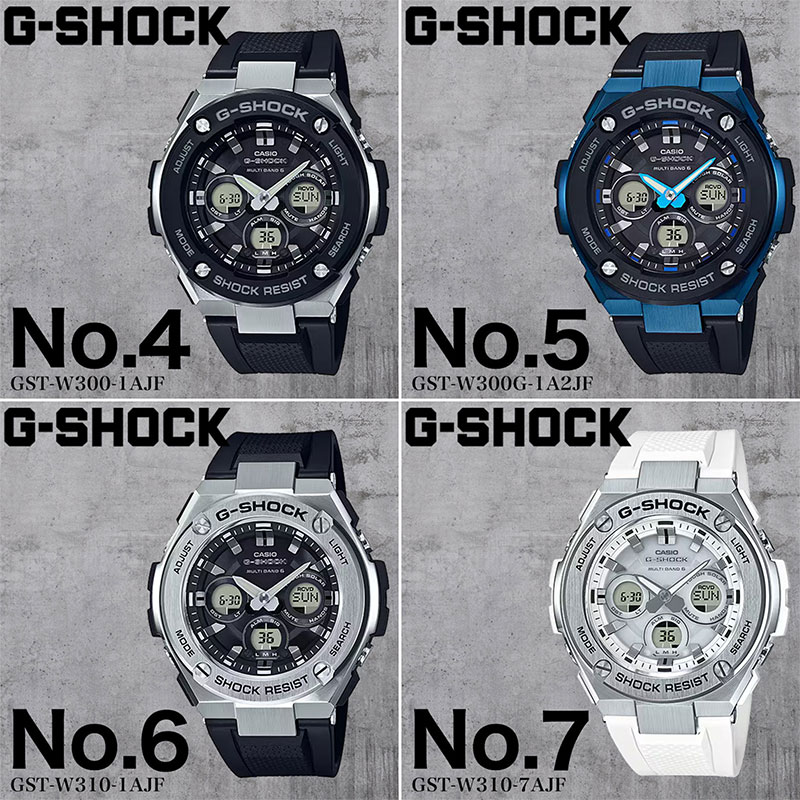 【時刻調整/電池交換が不要!! 電波ソーラー】カシオ 腕時計 CASIO 時計 Gショック ジースティール G-SHOCK G-STEEL メンズ ブラック GST-W110 ウレタン ラバーベルト アナデジ デジタル 防水 液晶 タフ ソーラー ストップウォッチ 電波 ソーラー電波 送料無料 正規品