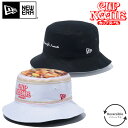 New Era バケット01 リバーシブル CUP NOODLE カップヌードル レギュラー味 ブラック/ホワイトカップヌードル カップヌードルコラボ ニューエラ キャップ ニューエラ バケットハット バケハ ユニセックス ギフト ゴルフ コンペ景品 送料無料