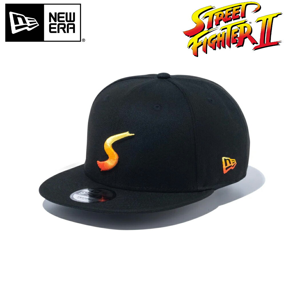 New Era 9FIFTY STREET FIGHTER II ニューエラ ストリートファイターII Sロゴ ブラック950 SF2 S LOGO BLKCAPCOM ストII ストツー ニューエラ キャップ ニューエラ キャップ 9fifty New Era キャップ ユニセックス ギフト ゴルフ コンペ景品 送料無料