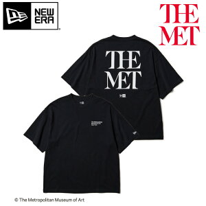 2025SS NEW ERA 半袖 オーバーサイズド コットン Tシャツ The Met ブラック M/L/XLニューエラ メトロポリタン美術館 コラボレーションコレクション ユニセックス ギフト ゴルフ コンペ景品