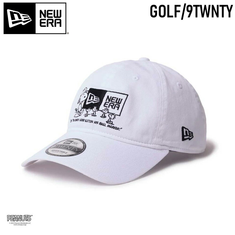 Rakuten - 2025FW NEW ERA GOLF 9TWENTY ロングバイザー PEANUTS ピーナッツ ニューエラボックスロゴ ホワイト | ゴルフ14682619 ニューエラ スヌーピー ニューエラゴルフ キャップ ゴルフキャップ ユニセックス ギフト ゴルフ コンペ景品 正規品 正規取扱店