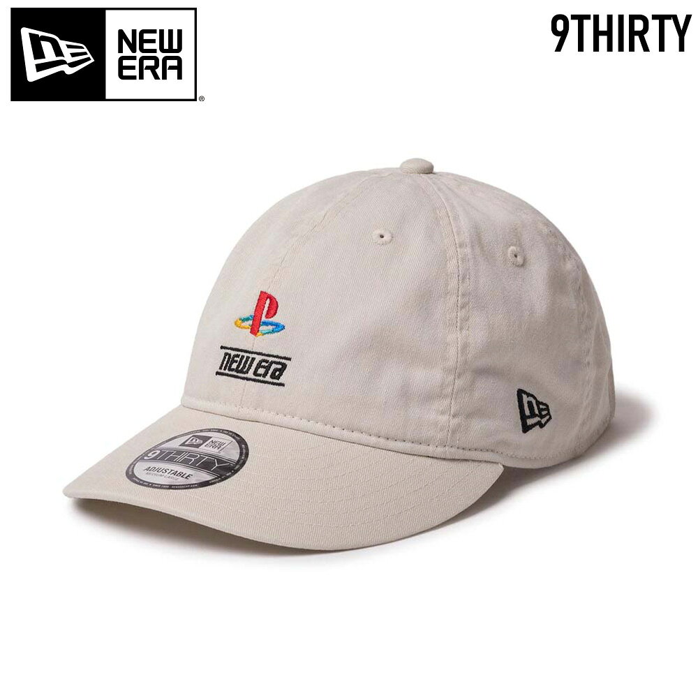 Rakuten - 2025FW NEW ERA 9THIRTY PlayStation プレイステーション ファミリーマーク ニューエラロゴ アイボリー14693415 ニューエラ PlayStation コラボレーション eスポーツ プレステ ゲーム ユニセックス キャップ ギフト ゴルフ コンペ景品