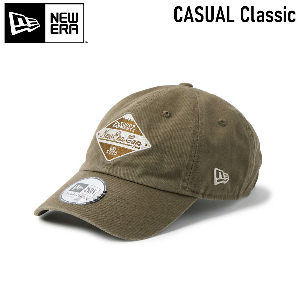Rakuten - 2026SS NEW ERA カジュアルクラシック コットン Diamond Logo モス｜アウトドア14774306 ニューエラ キャップ イージースナップ ユニセックス キャップ ギフト ゴルフ コンペ景品 正規品 正規取扱店
