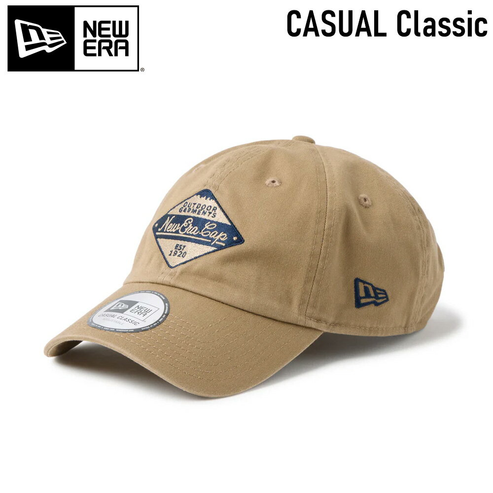 Rakuten - 2026SS NEW ERA カジュアルクラシック コットン Diamond Logo カーキ｜アウトドア14774307 ニューエラ キャップ イージースナップ ユニセックス キャップ ギフト ゴルフ コンペ景品 正規品 正規取扱店