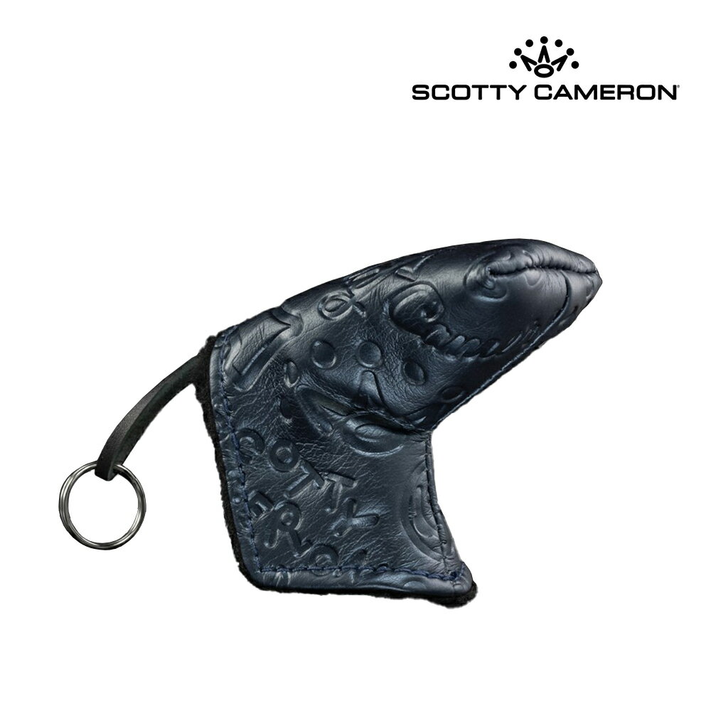 Scotty Cameron スコッティキャメロン【A457】ミニ ヘッドカバー型 キーホルダー ミッドナイト SCOTTY CAMERON 2023 MIINI HEADCOVER KEY FOB MIDNIGHT パターカバー アクセサリー グッズ【送料無料】