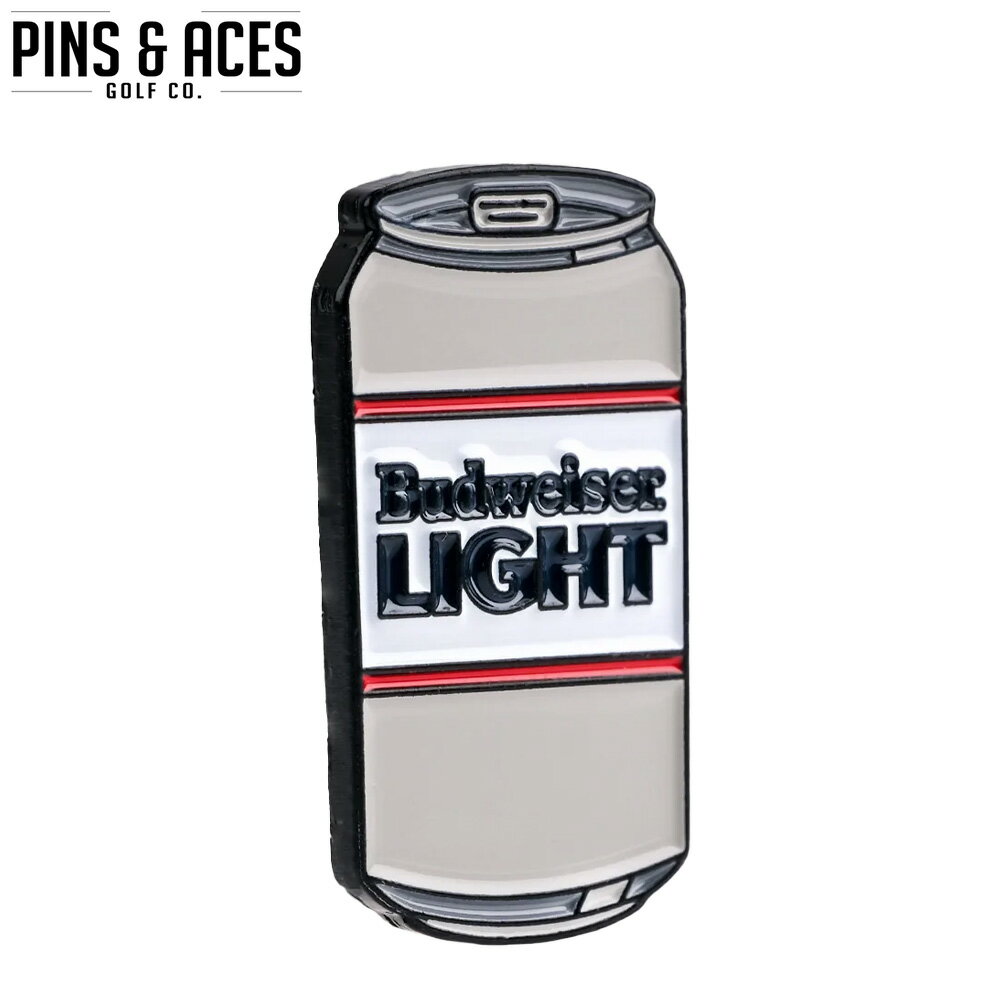 PINS ACES/ピンズ エースバドワイザー ライト カン ボールマーカー Budweiser Light Can Ball Marker 台座なし pa2mkblcゴルフマーカー おしゃれ ゴルフマーカー マグネット かっこいい【メール便送料無料】