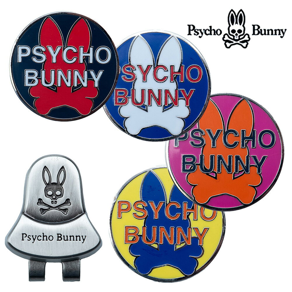 Psycho Bunny/サイコバニー2022年秋冬モデル PB BUNNY2.8 V2 サイコバニー ボールマーカーBUNNY2.8 V2 PBMG2FM1ゴルフ用品 ゴルフウェア ゴルフ マーカー ボールマーカー ゴルフグッズ【メール便送料無料】