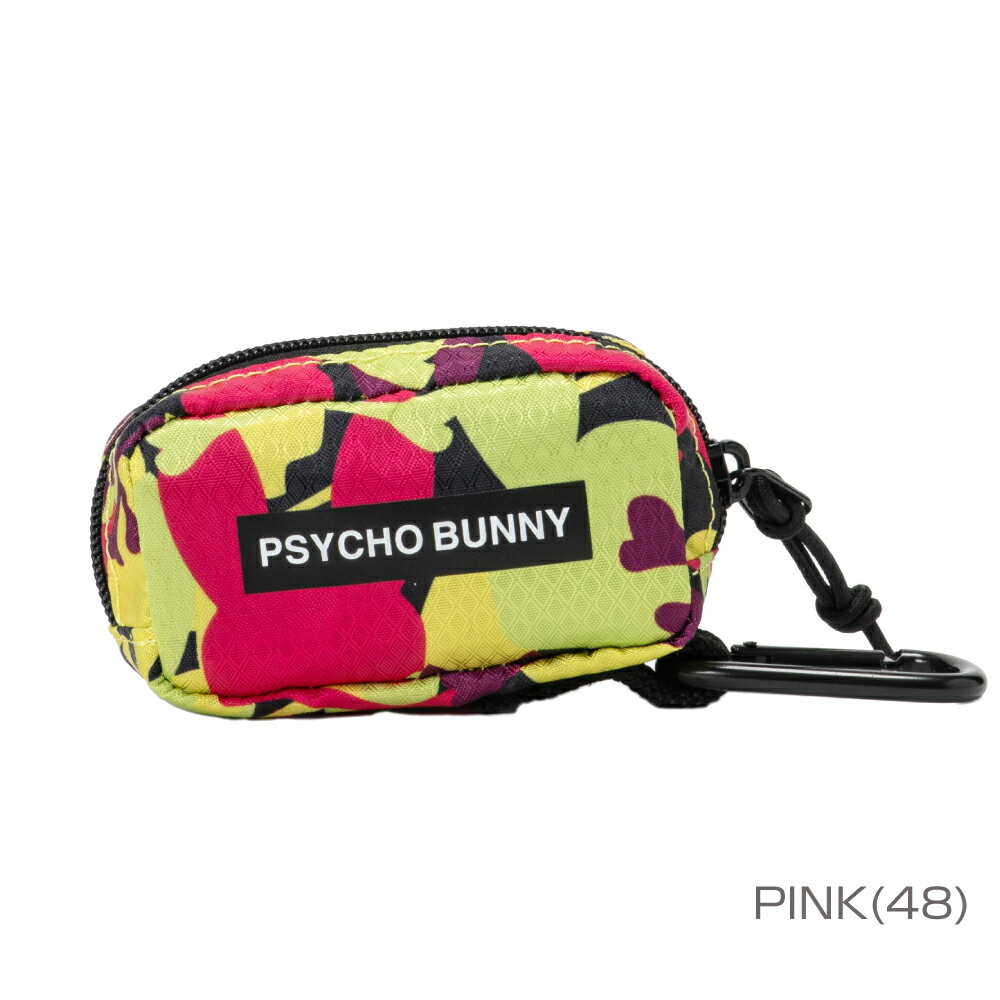 Psycho Bunny/サイコバニー2024年秋冬モデル ボールポーチ LWG CAMO PBMG4FE3ボー...