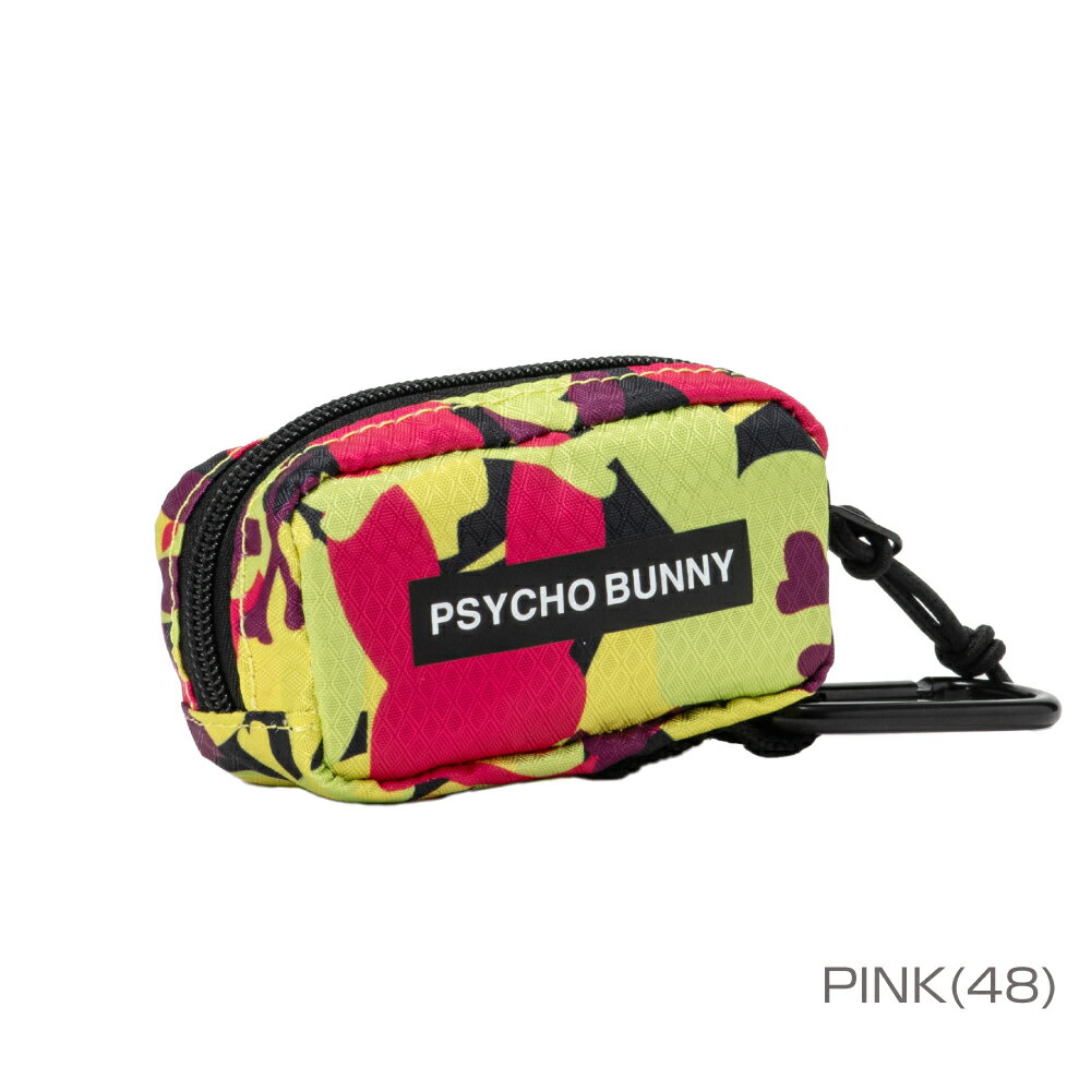 Psycho Bunny/サイコバニー2024年秋冬モデル ボールポーチ LWG CAMO PBMG4FE3ボー...
