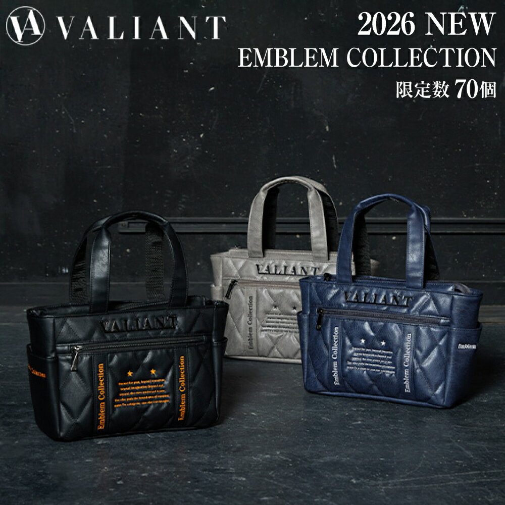 VALIANT 2026 1st EMBLEM COLLECTION ラウンドバッグエンブレムコレクション バリアント ヴァリアント ラウンドポーチ ゴルフ ゴルフ ラウンドポーチ メンズ ゴルフバッグ メンズ ゴルフバック ギフト ゴルフ コンペ景品