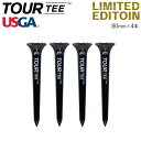 【数量限定】TOUR TEE PRO BLACK SPINE 80mm 4本入 (ゴールド)ツアーティー プロ ブラック リミテッドエディション USGA R&A ルール適合 ゴルフ ティー ゴルフ ボール ティー ティー ゴルフ tt-bkle-go メール便対応