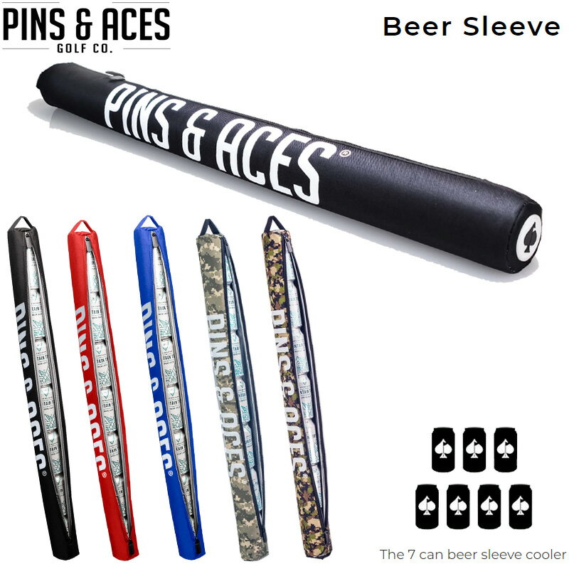 PINS&ACES/ピンズ&エースビアスリーブ Beer Sleeve PA2BSゴルフバッグ ビールスリーブ クーラースリーブ クーラーバッグ 保冷バッグ おしゃれ