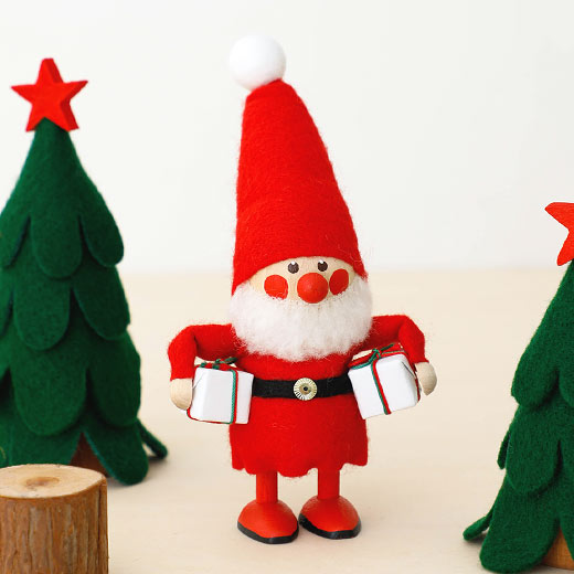 NORDIKA nisse ノルディカ ニッセ 人形 欲張りサンタ サンタ サンタクロース クリスマス オブジェ 飾り 木製 北欧 雑貨 置物 プレゼント ギフト