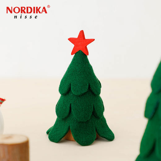 NORDIKA nisse ノルディカ ニッセ フェルトツリー(小) クリスマスツリー クリスマス オブジェ 飾り 木製 北欧 雑貨 置物 プレゼント ギフト