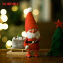 NORDIKA nisse ノルディカ ニッセ 人形 そりを引いたサンタ サンタ サンタクロース クリスマス オブジェ 飾り 木製 北欧 雑貨 置物 プレゼント ギフト