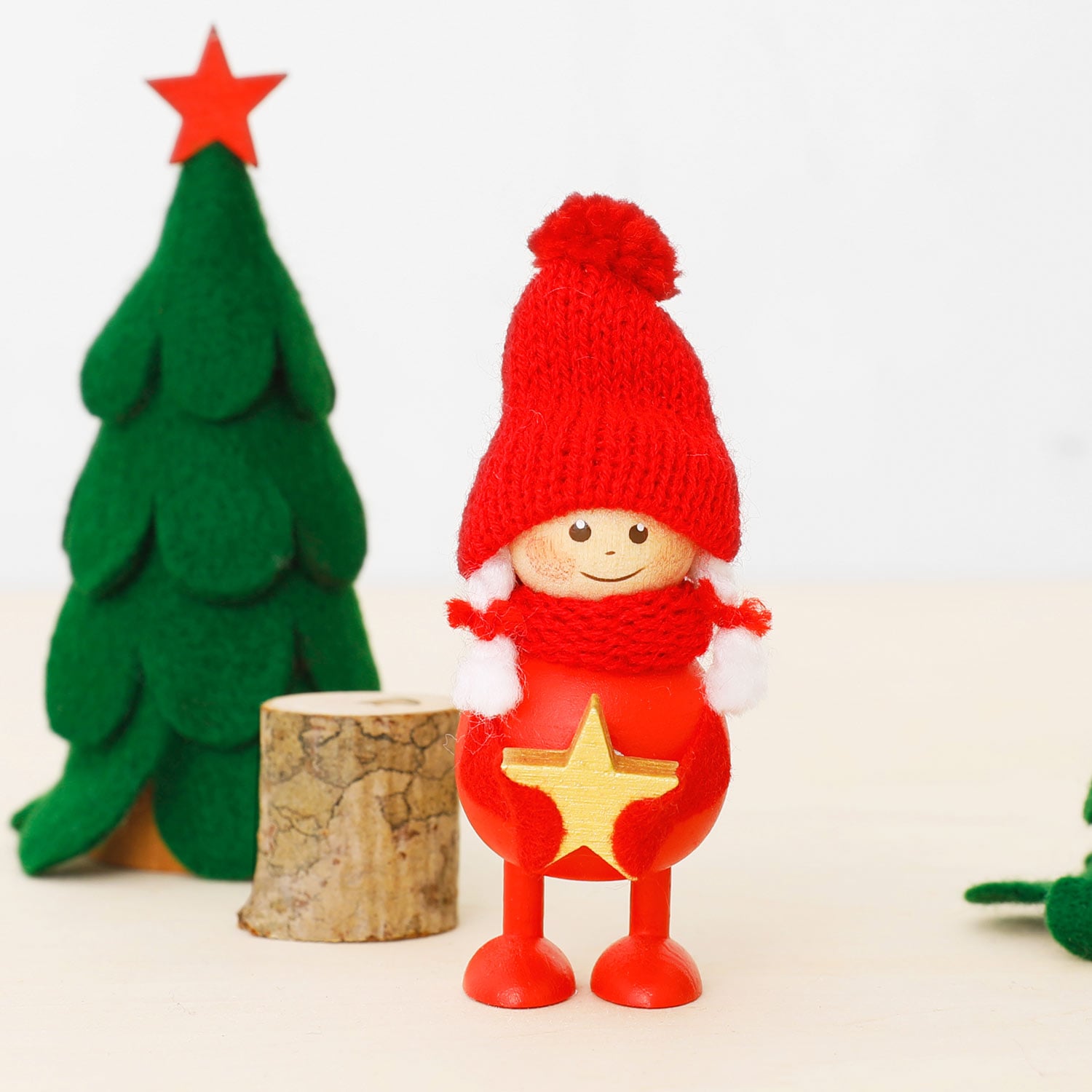 NORDIKA nisse ノルディカ ニッセ 人形 星を抱えた女の子 クリスマス オブジェ 飾り 木製 北欧 雑貨 置物 プレゼント ギフト