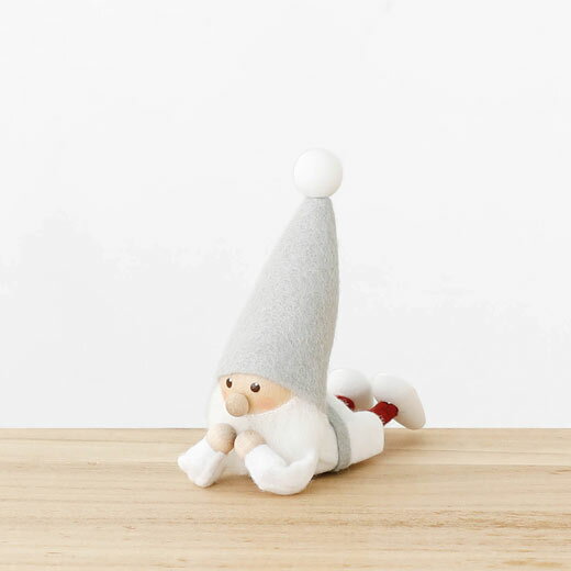 NORDIKA nisse ノルディカ ニッセ 人形 寝転がるサンタ サンタ サンタクロース クリスマス オブジェ 飾り 木製 北欧 雑貨 置物 プレゼント ギフト 2