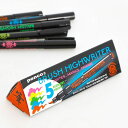 penco ペンコ ブラシハイライターセット 蛍光ペン 筆ペン カラー 水性 カリグラフィー 日本製 おしゃれ かわいい 手帳 筆記具