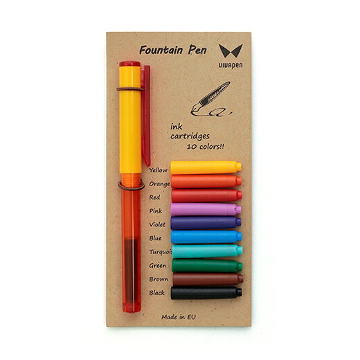Viva pen Space 万年筆＆インクカートリッジ10色セット 手帳 筆記具 htdd-10009083 ハイタイド公式ショップ HIGHTIDE サンプル画像2