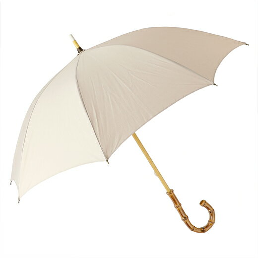 晴雨兼用 オリジナル 長傘 オンラインショップ限定 傘 日傘 バンブー 紫外線防止 UVコート加工 男女兼用 ユニセックス 撥水 コットン リネン 日本製