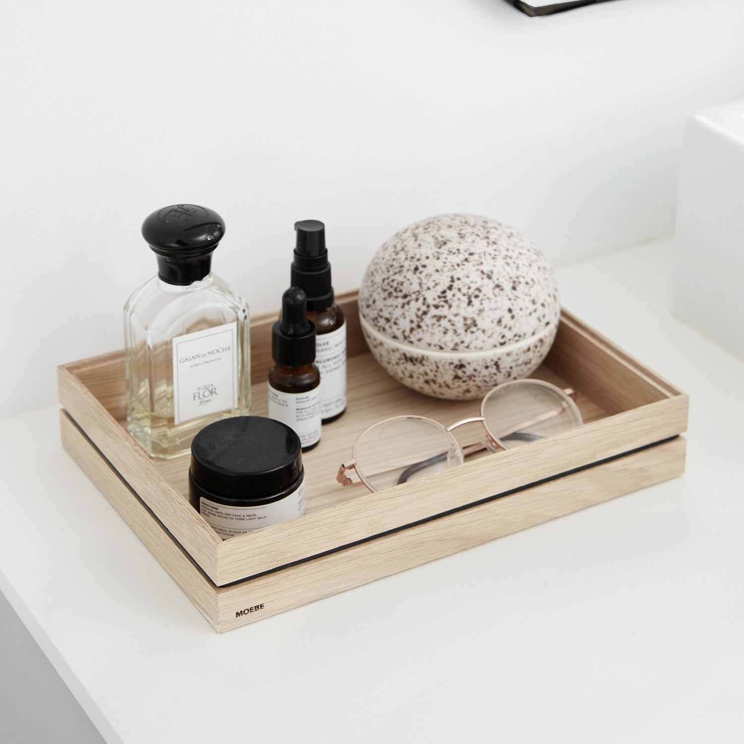 机上収納 デスク整理 MOEBE ムーベ オーガナイズ S デスクトレー A5 木製 デスクトレイ 収納 ボックス 小物 入れ トレー スタッキング 北欧 ナチ...